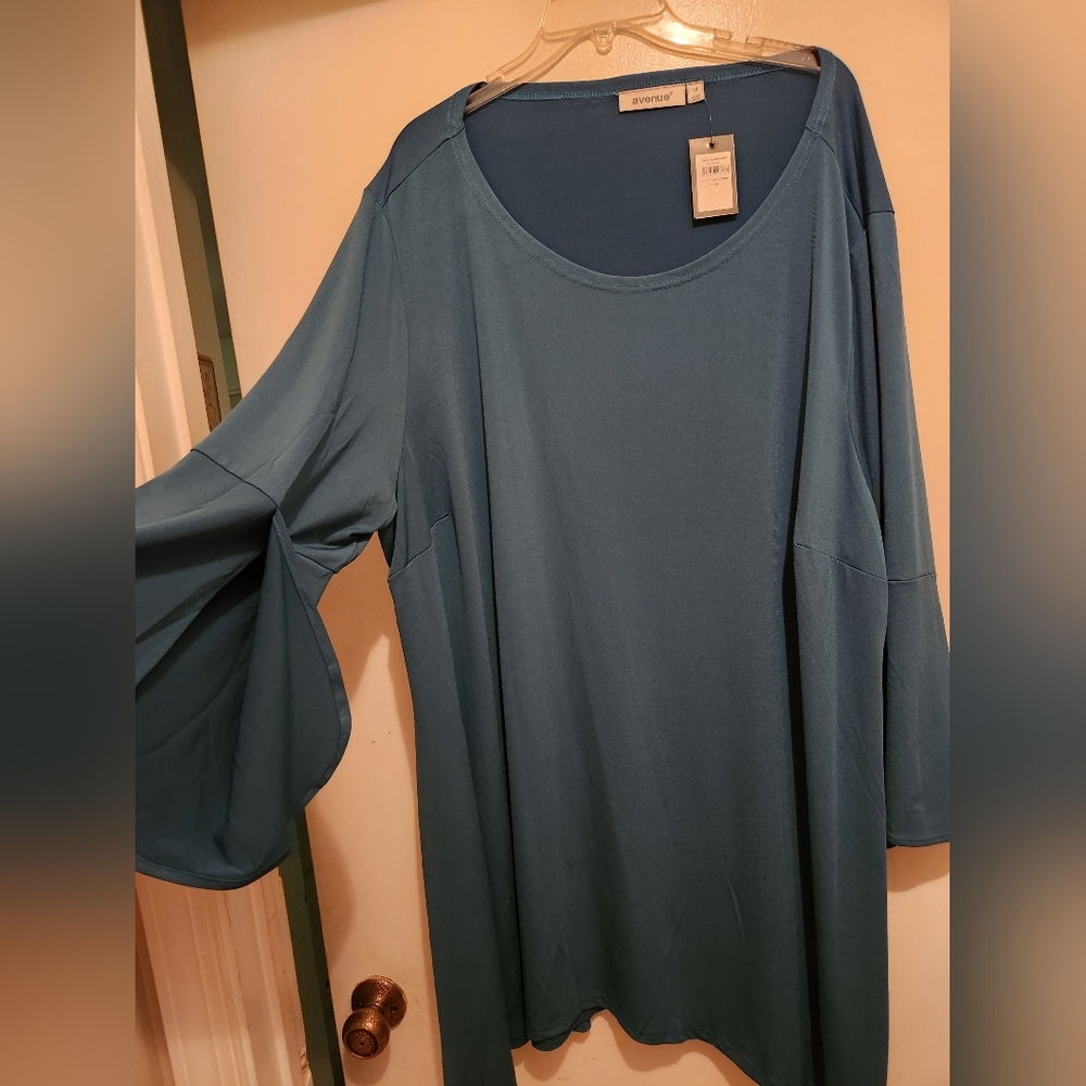NWT Avenue top in a teal color. Non smoking home